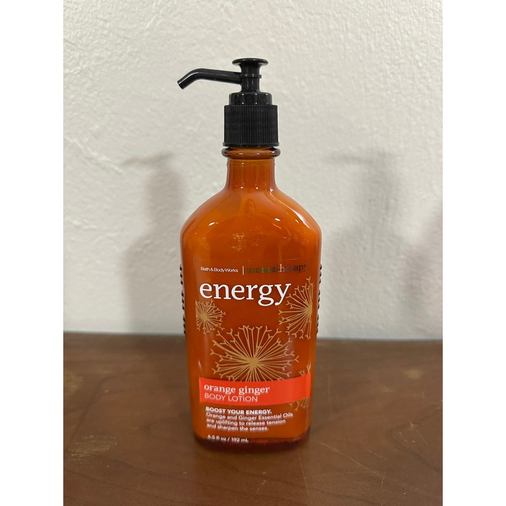 Bath & Body Works Aromatherapy Energy Orange Ginger Body Lotion 6.5 fl oz Pump